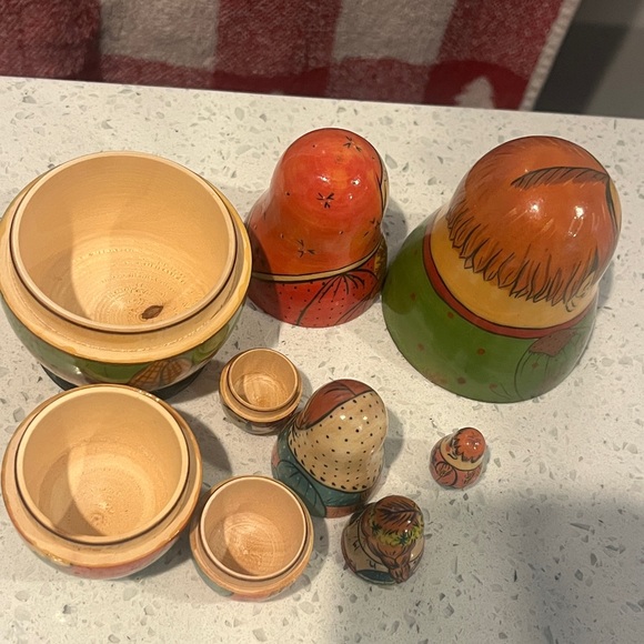 Matryoshka Russian Nesting Dolls -Vintage 1993 -Signed - Picture 16 of 17